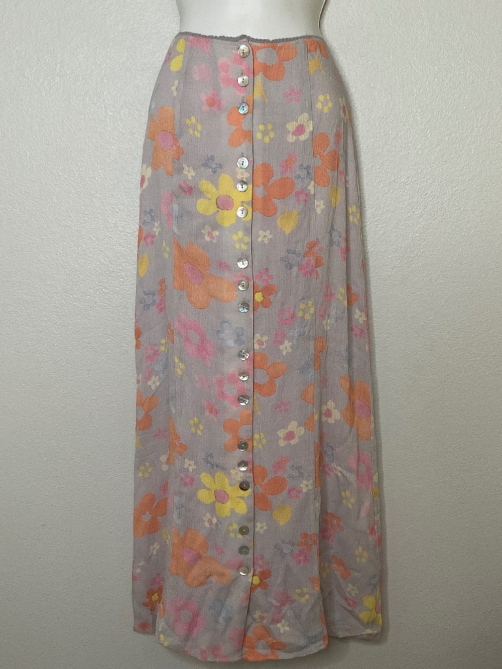 UNIF Light Blue Floral Skirt or “The Dew Skirt” Size S